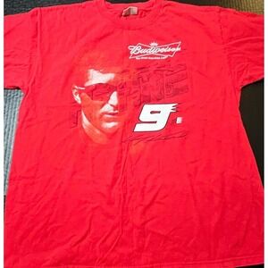 NASCAR Chase Authentics Kasey Kahne Budweiser #9 Red‎ T-Shirt Mens XL Racing Tee